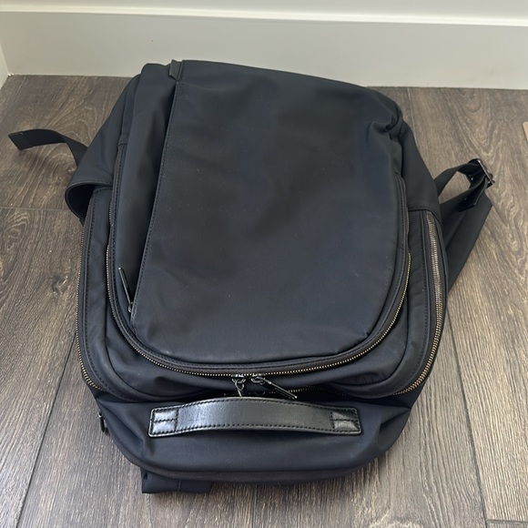 Away “The Backpack” in Jet Black - Water Resistant Nylon - Good Condition USED - Picture 7 of 16